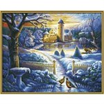 Картина раскраска по номерам Schipper Зимний Замок 9130395
