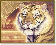 Картина раскраска по номерам Schipper Бенгальский тигр 9130454