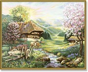 Картина раскраска по номерам Schipper Весна 9130505