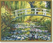 Картина раскраска по номерам Schipper Репродукция Пруд с лилиями Клод Моне 9130620