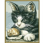 Картина раскраска по номерам Schipper Котенок 9240380