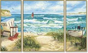 Картина раскраска по номерам Schipper Триптих Летний отпуск 9260595