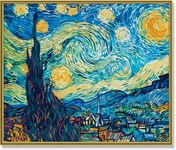 Картина раскраска по номерам Schipper репродукция Звездная ночь Ван Гог  9360606