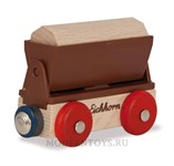 Деревянная железная дорога Eichhorn Грузовой вагон  вагонетка с грузом