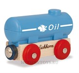 Деревянная железная дорога Eichhorn Грузовой вагон с  цистерной OIL