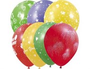 Воздушный шар 12" шелкография Рисунок 50 шт.