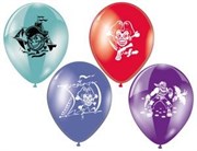 Весёлые пираты Воздушный шар 12" шелкография 1 шт.