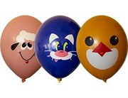 Воздушный шар 14" Забавные зверюшки 25 шт. Belbal