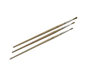 Кисточки для покраски моделей набор №1 3 круглые кисти Звезда 1104