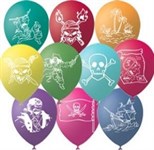 Веселые пираты Набор воздушных шаров 12" 6 шт.