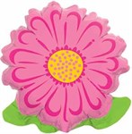 Воздушный шар 9" Маргаритка розовая