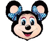 Воздушный шар 30" Лолли маус черная