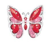 Воздушный шар 25" Бабочка ажурная