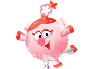 Воздушный шар Большая объёмная фигура Смешарики Нюша
