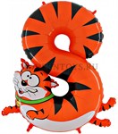Воздушный шар 36" Цифра 8 Кот