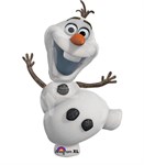 Фольгированный воздушный шар Снеговик Олаф Холодное Сердце