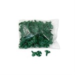 Розетка универсальная для крепления на палочке надутого воздушного шарика зеленая  100 шт.