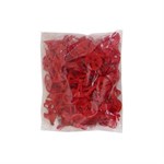 Розетка универсальная для крепления на палочке надутого воздушного шарика красная 100 шт.