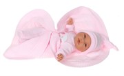 Кукла младенец Antonio Juan Munecas Марита в розовом плачущая 37 см