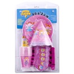 Феечки Набор карнавальных аксессуаров и предметов сервировки праздничного стола 8 персон