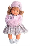 Кукла малыш Antonio Juan Munecas Белла в розовом плачущая 42 см