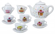 Игрушечная посуда ALEX Чайный сервиз Тортик фарфор 13 предметов