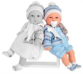 Кукла младенец Antonio Juan Munecas Лола в голубом плачущая 55 см