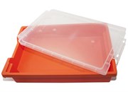 Большая пластиковая домашняя песочница с крышкой для кинетического песка Kinetic Sand