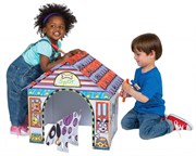 Набор для раскрашивания с фломастерами Раскрась домик для собаки ALEX