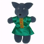 Домашний кукольный театр Шагающая кукла Волк 10 см