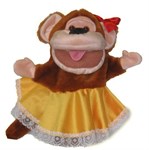 Домашний кукольный театр Перчаточная кукла с открывающимся ртом Обезьянка