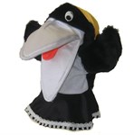 Домашний кукольный театр Перчаточная кукла с открывающимся ртом Сорока