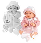 Кукла младенец Antonio Juan Munecas Памела в розовом озвученная 40 см