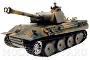 Радиоуправляемый танк Panther 1:16 пневмо пушка дым звук Heng Long 3819-1