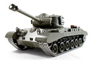 Радиоуправляемый танк Snow Leopard 1:16 пневмо пушка дым звук металлические гусеницы и шестерни Heng Long 3838-1 PRO
