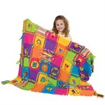 Набор для рукоделия Создаем плед флис без шитья