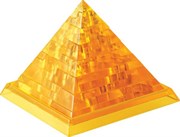 3D Crystal Puzzle головоломка Пирамида с подсветкой желтая