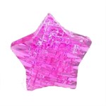 3D Crystal Puzzle головоломка Звезда розовая