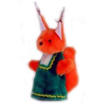 Домашний кукольный театр Перчаточная кукла Белка 22 см