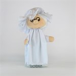 Домашний кукольный театр Перчаточная кукла Бабушка в очках 22 см