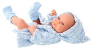 Кукла младенец Antonio Juan Munecas Сэмми в голубом 42 см