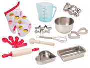 Игрушечная посуда ALEX Набор для выпечки с прихваткой нержавеющая сталь 18 предметов