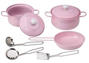 Игрушечная посуда ALEX Гурман нержавеющая сталь 8 предметов