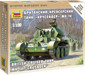 Крусейдер MK IV Британский крейсерский танк сборная модель 1/100 Звезда 6227