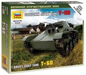 Т-60 Советский легкий танк Сборная модель 1/100 Звезда 6258