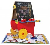 Центр для творчества Художник на колесах деревянный с аксессуарами ALEX 721X