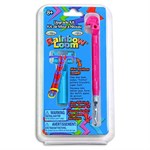 Плетение браслетов из резиночек Rainbow Loom  министанок с крючком розовый