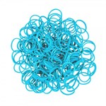 Плетение браслетов из резиночек Rainbow Loom Набор резиночек и С-клипс Бирюзовые Рейнбоу Лум