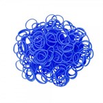 Плетение браслетов из резиночек Rainbow Loom Набор резиночек и С-клипс Голубой Ocean Blue Рейнбоу Лум