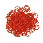 Плетение браслетов из резиночек Rainbow Loom Набор резиночек и С-клипс Оранжевый Orange Рейнбоу Лум